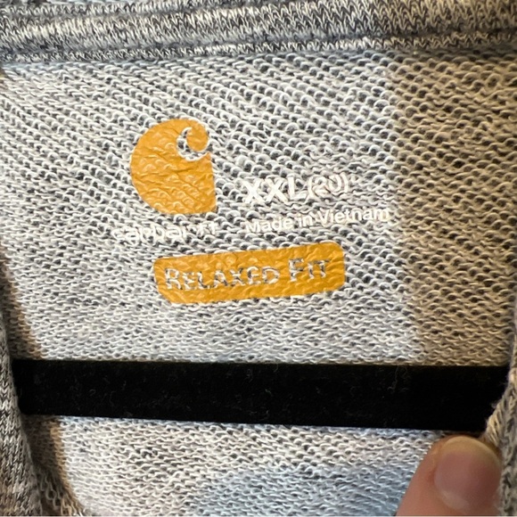 Carhartt Womens Plus Size Newberry Cowl‎ Neck Hoodie Heather Gray Sweatshirt XXL - Picture 12 of 16